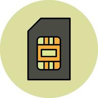 sim Vector Icon