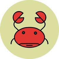 Crab Vector Icon