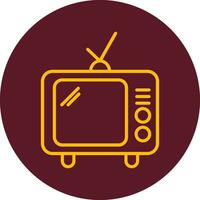 icono de vector de television