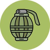 Hand Grenade Vector Icon