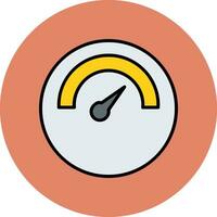 Speed meter Vector Icon