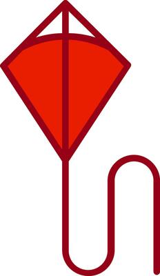 Kite Vector Icon