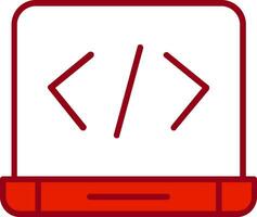 icono de vector de codificación web