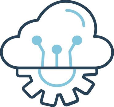Cloud Computing Vector Icon