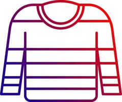 Jumper Line gradient Icon vector