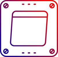 Swtich Line gradient Icon vector