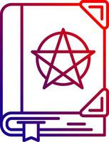 Spell Line gradient Icon vector