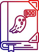 Spooky Line gradient Icon vector