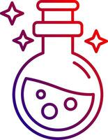Potion Line gradient Icon vector