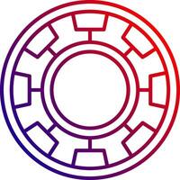 Chip Line gradient Icon vector