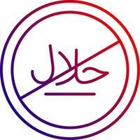 No Line gradient Icon vector