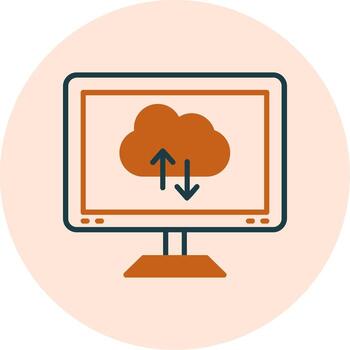 Cloud Computing Vector Icon