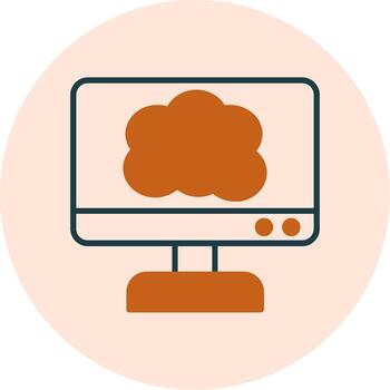 Cloud Computing Vector Icon