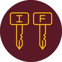 Foreign Key Vector Icon