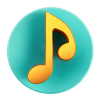 AI generated Quarter Note Rest symbol 3d isolated on transparent background png