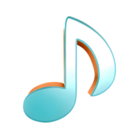 AI generated Quarter Note Rest symbol 3d isolated on transparent background png