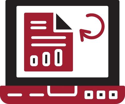 Refresh Data Vector Icon