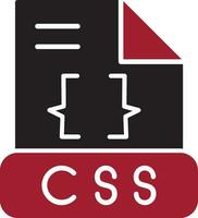 icono de vector de css