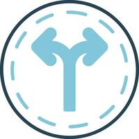 Two Way Vector Icon