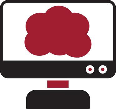 Cloud Computing Vector Icon