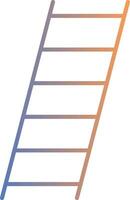 Ladder Line Gradient Icon vector