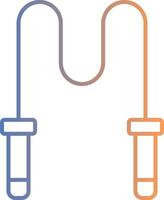 Skipping Rope Line Gradient Icon vector