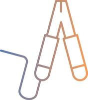 Jumper Line Gradient Icon vector