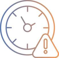 Timeline Line Gradient Icon vector