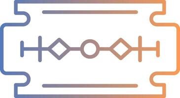 Blade Line Gradient Icon vector