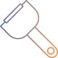 Peeler Line Gradient Icon vector