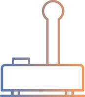 Joystick Line Gradient Icon vector