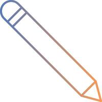 Pen Line Gradient Icon vector