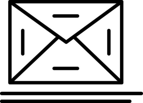 Envelope Line Gradient Icon vector