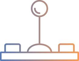 Joystick Line Gradient Icon vector