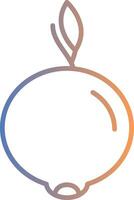 Ugli Fruit Line Gradient Icon vector