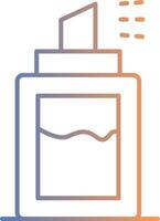 Deodorant Line Gradient Icon vector