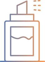 Deodorant Line Gradient Icon vector