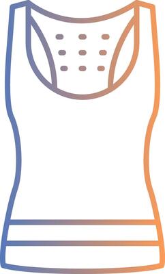 Tank Top Line Gradient Icon