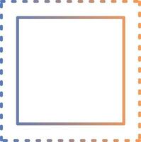 Marquee Line Gradient Icon vector