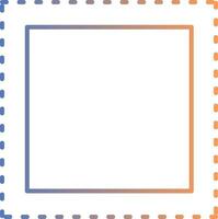 Marquee Line Gradient Icon vector