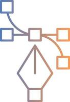 Vector Line Gradient Icon