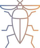 Insect Line Gradient Icon vector