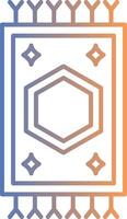 Carpet Line Gradient Icon vector