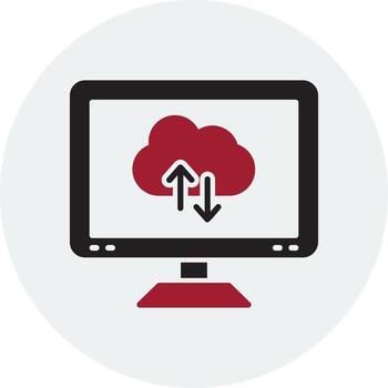 Cloud Computing Vector Icon