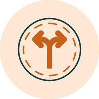 Two Way Vector Icon