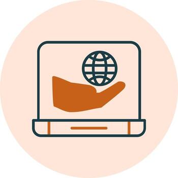 globe netwrok Vector Icon