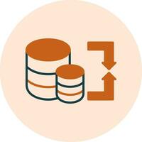 Data Migration Vector Icon