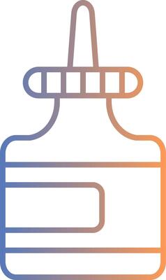 Glue Line Gradient Icon