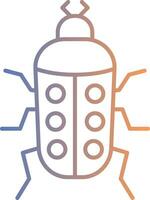 Insect Line Gradient Icon vector