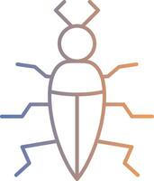 Insect Line Gradient Icon vector